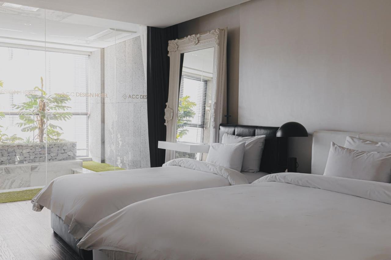 Gwangju Metropolitan City Acc Design Hotel מראה חיצוני תמונה